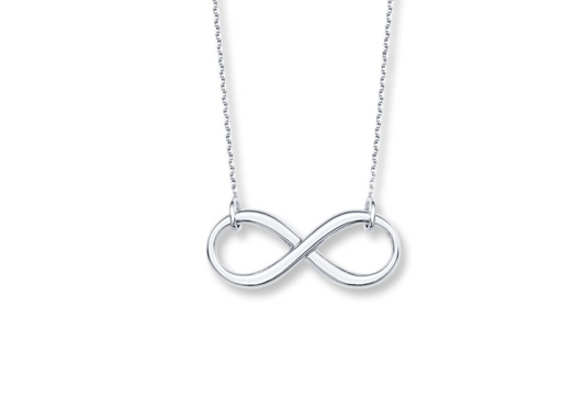Infinity Link 925 Sterling Silver Necklace